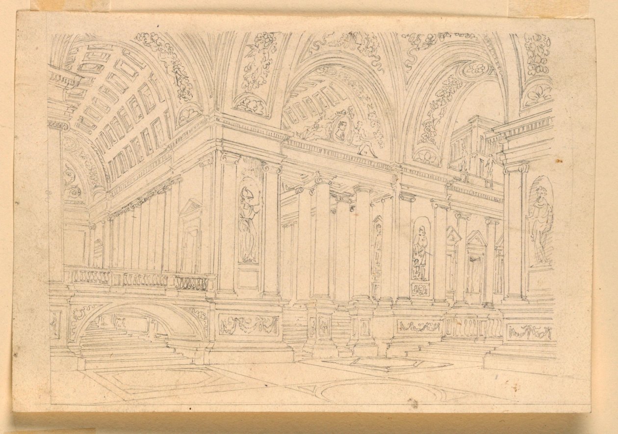 Scenografi, Palace interiör av Unknown artist