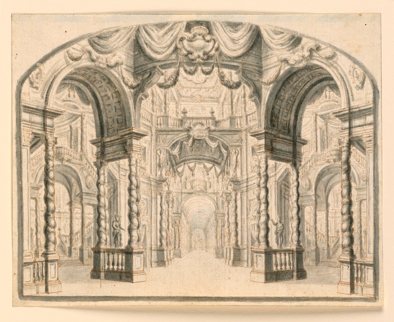 Scendesign: Palace Interiör av Unknown artist