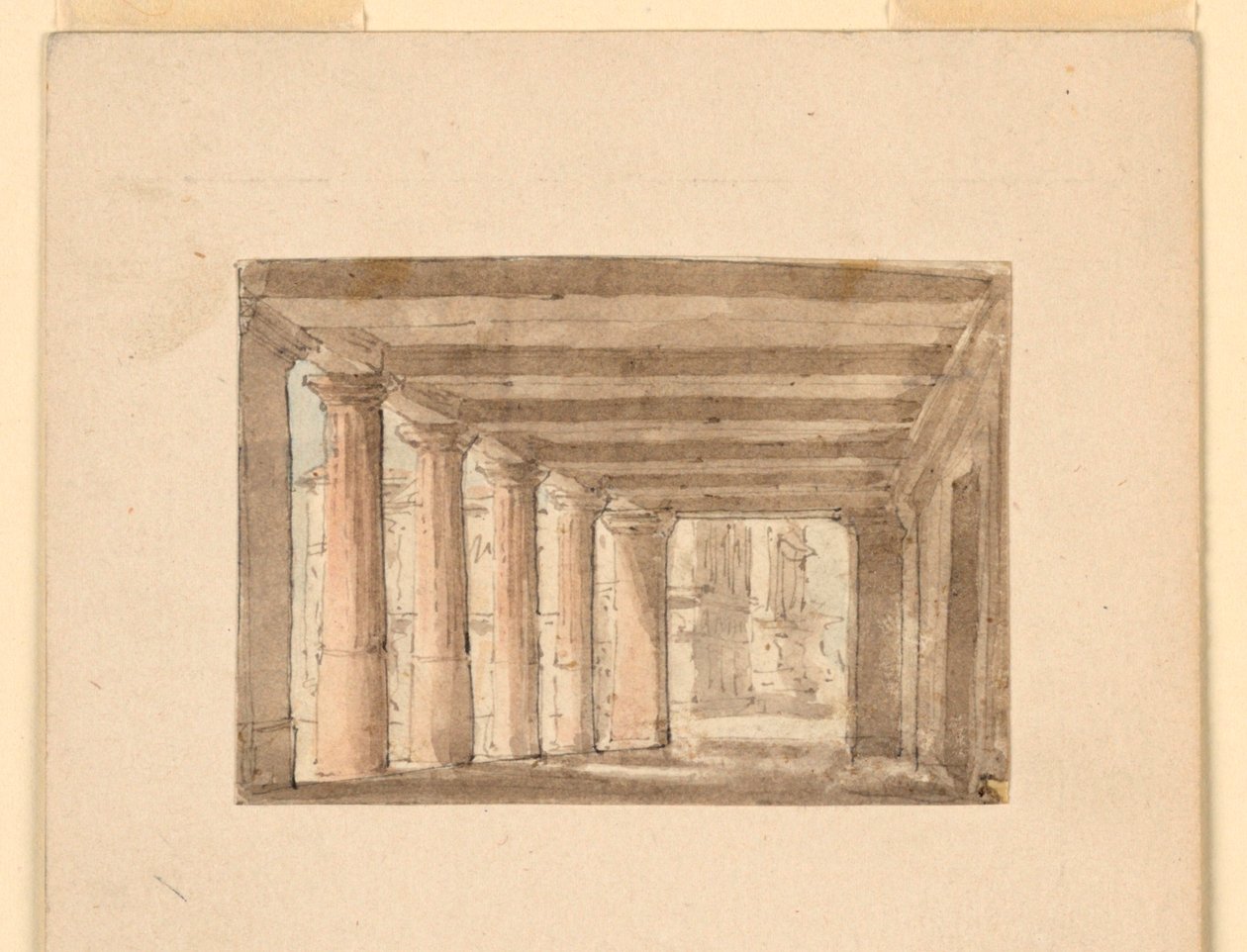 Scenografi, Portico av Unknown artist