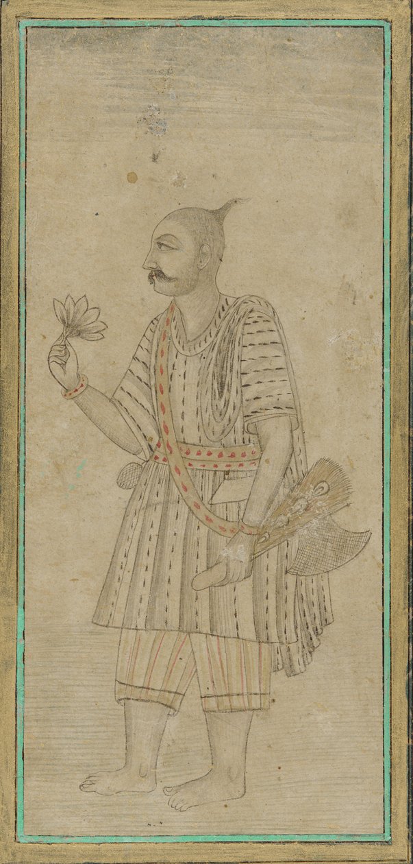 Stående figur av en man, en sadhu av Unknown artist