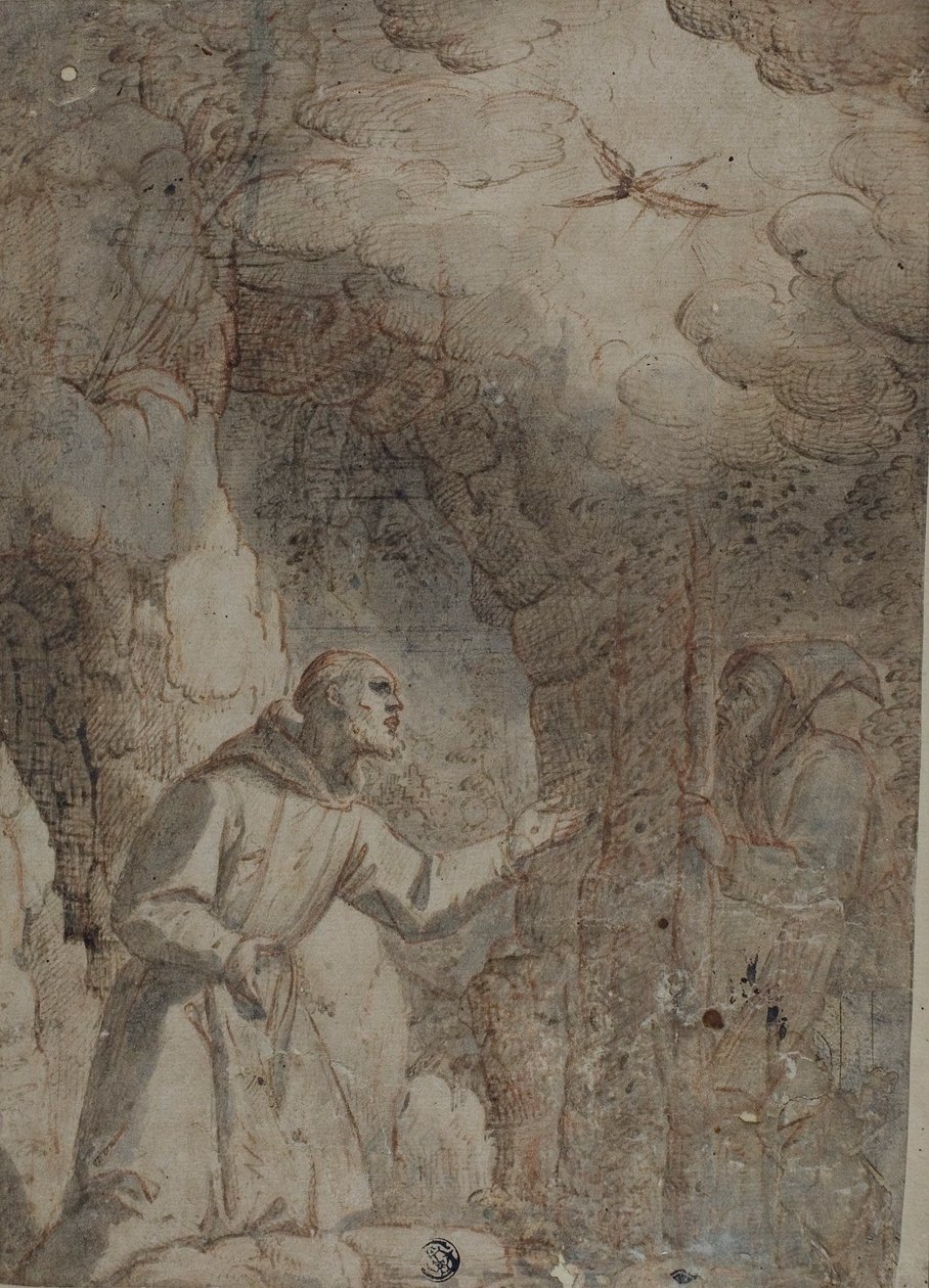 Stigmatisering av den helige Franciskus av Assisi av Unknown artist