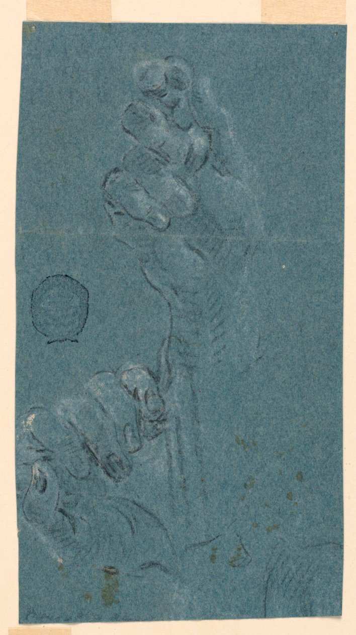 Studie: Ett par händer av Unknown artist