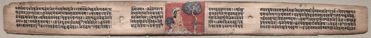 Sudhana och en papegoja: Folio 20 (rakt), från en Gandavyuha-sutra (Skriften i den högsta arrayen) av Unknown artist