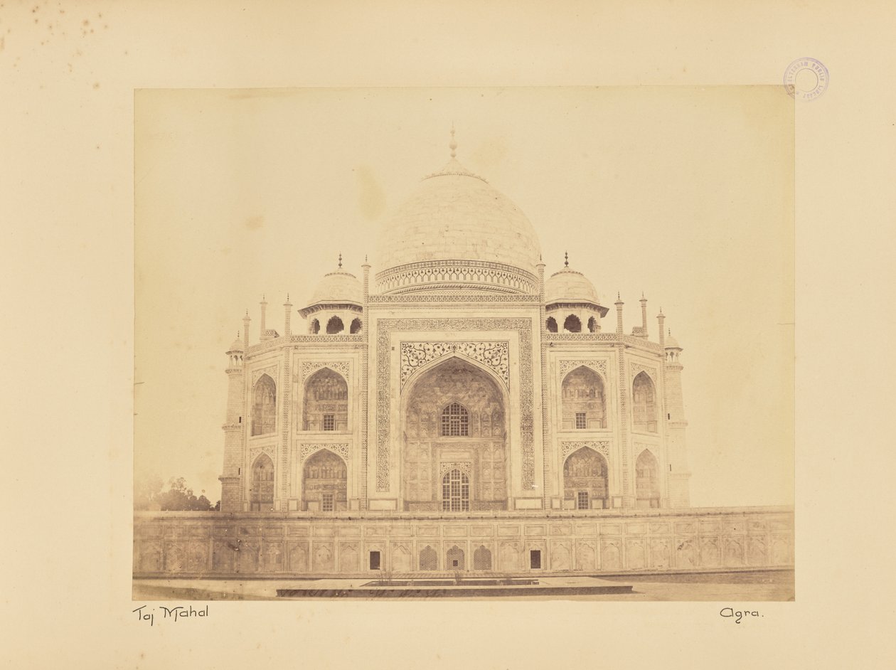 Taj Mahal. Agra av Unknown artist