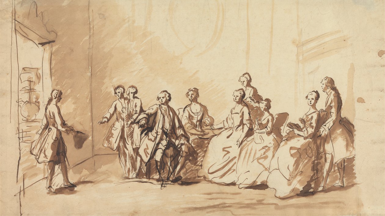 Prins Fredriks ankomst från Hannover 1728? av Unknown artist