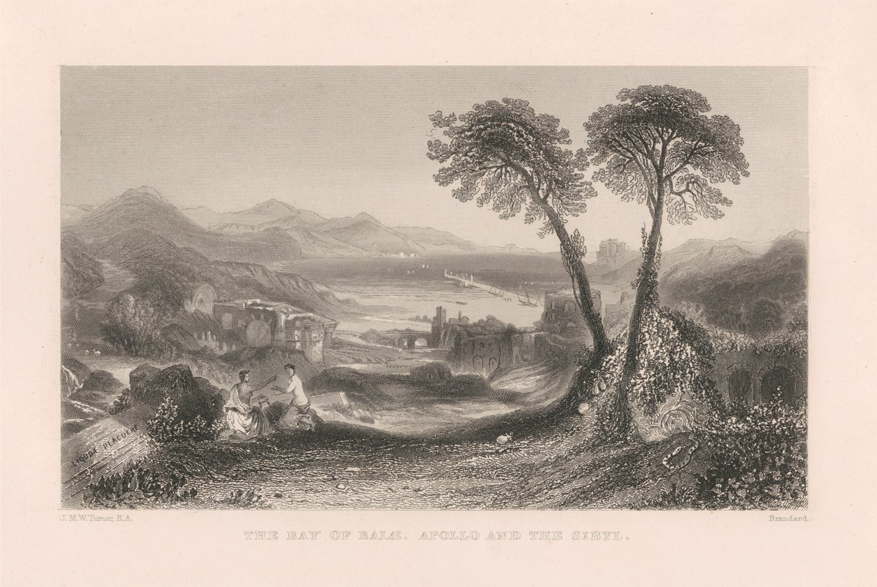 Bay of Baiæ - Apollon och Sibylla av Unknown artist