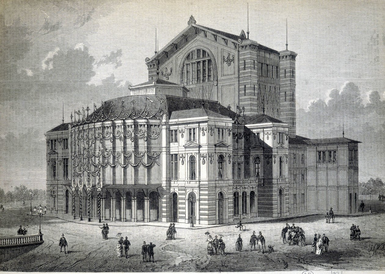 Bayreuth Model Theatre, byggd på initiativ av Richard Wagner och invigdes 1876 av Unknown artist