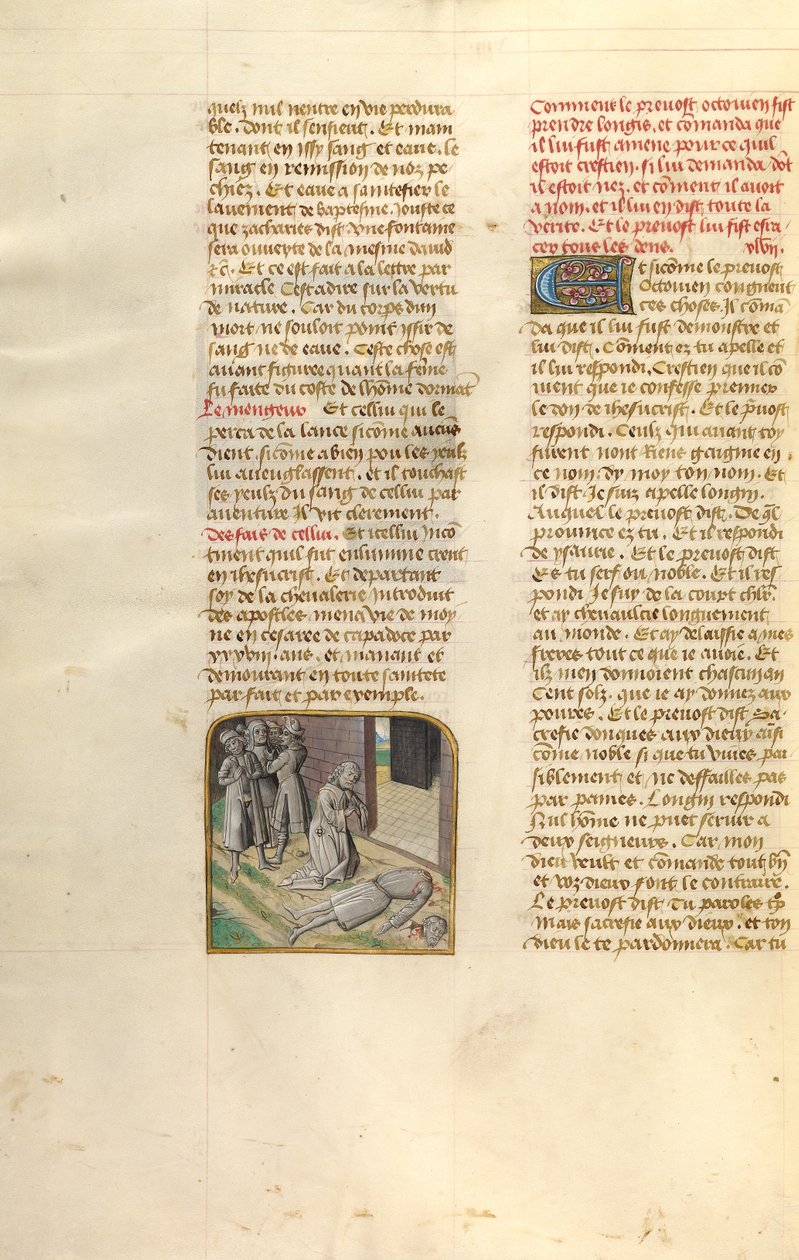 Halshuggningen av Longinus av Unknown artist