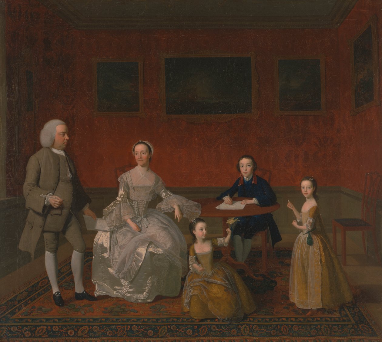 Familjen Buckley-Boar av Unknown artist