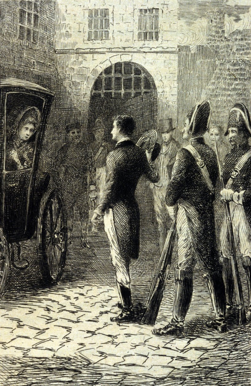 The Charterhouse of Parma av Stendhal. 1800-talsgravyr. av Unknown artist