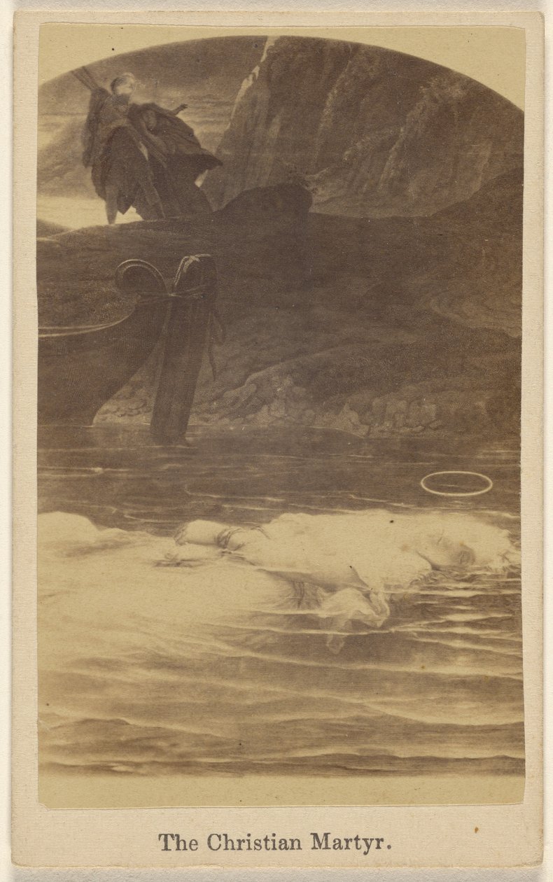 Den kristna martyren. [en målning] av Unknown artist