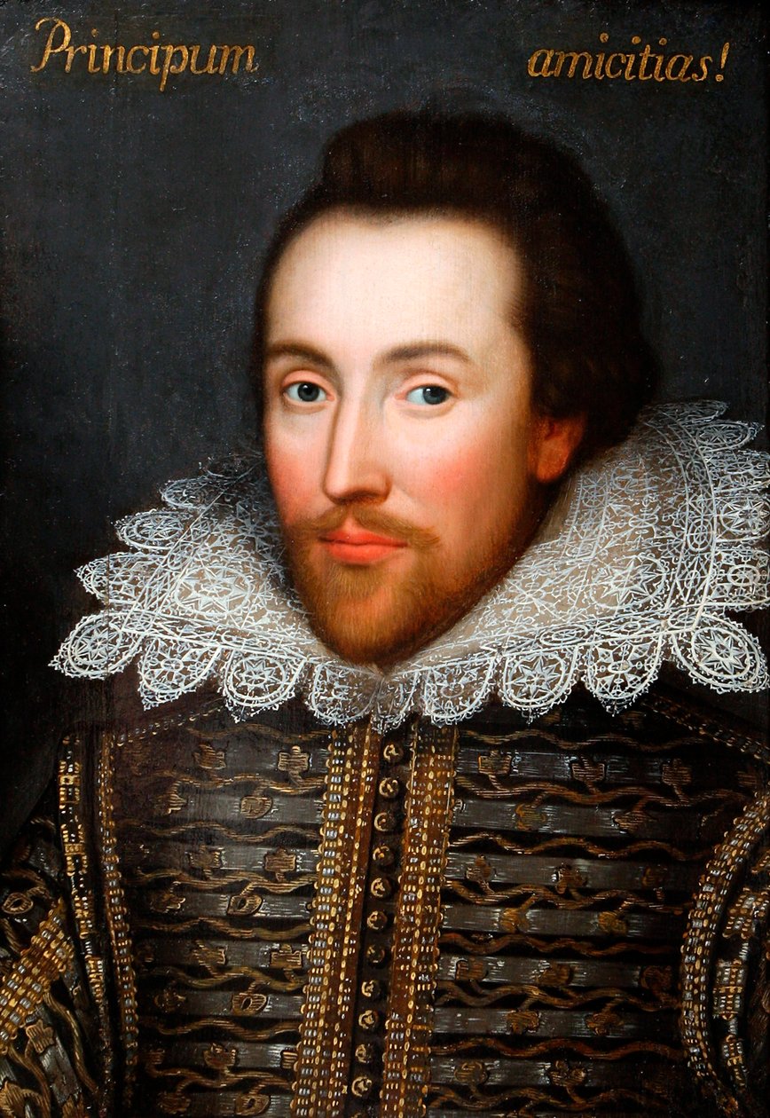 Cobbe-porträttet av William Shakespeare (1564-1616) av Unknown artist