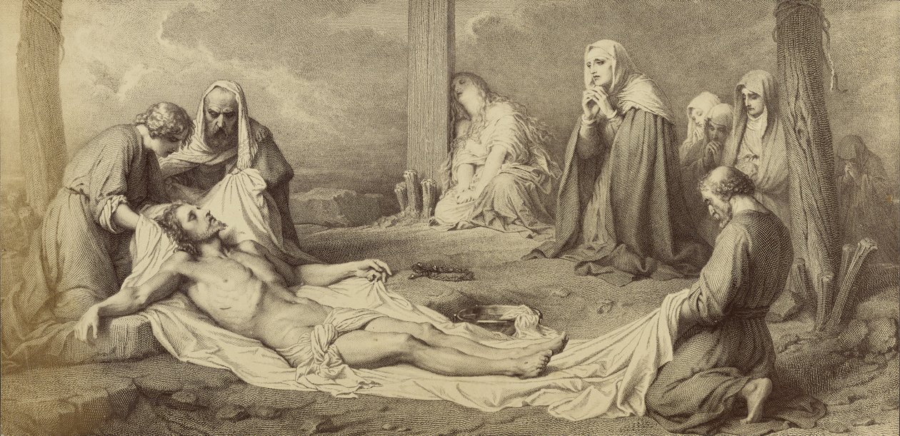 [Nedtagningen från korset av Paul Delaroche] av Unknown artist