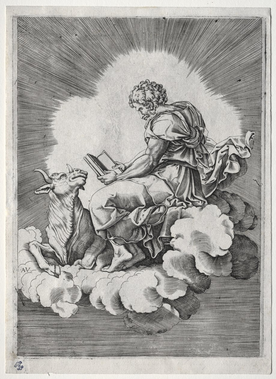 De fyra evangelisterna av Unknown artist