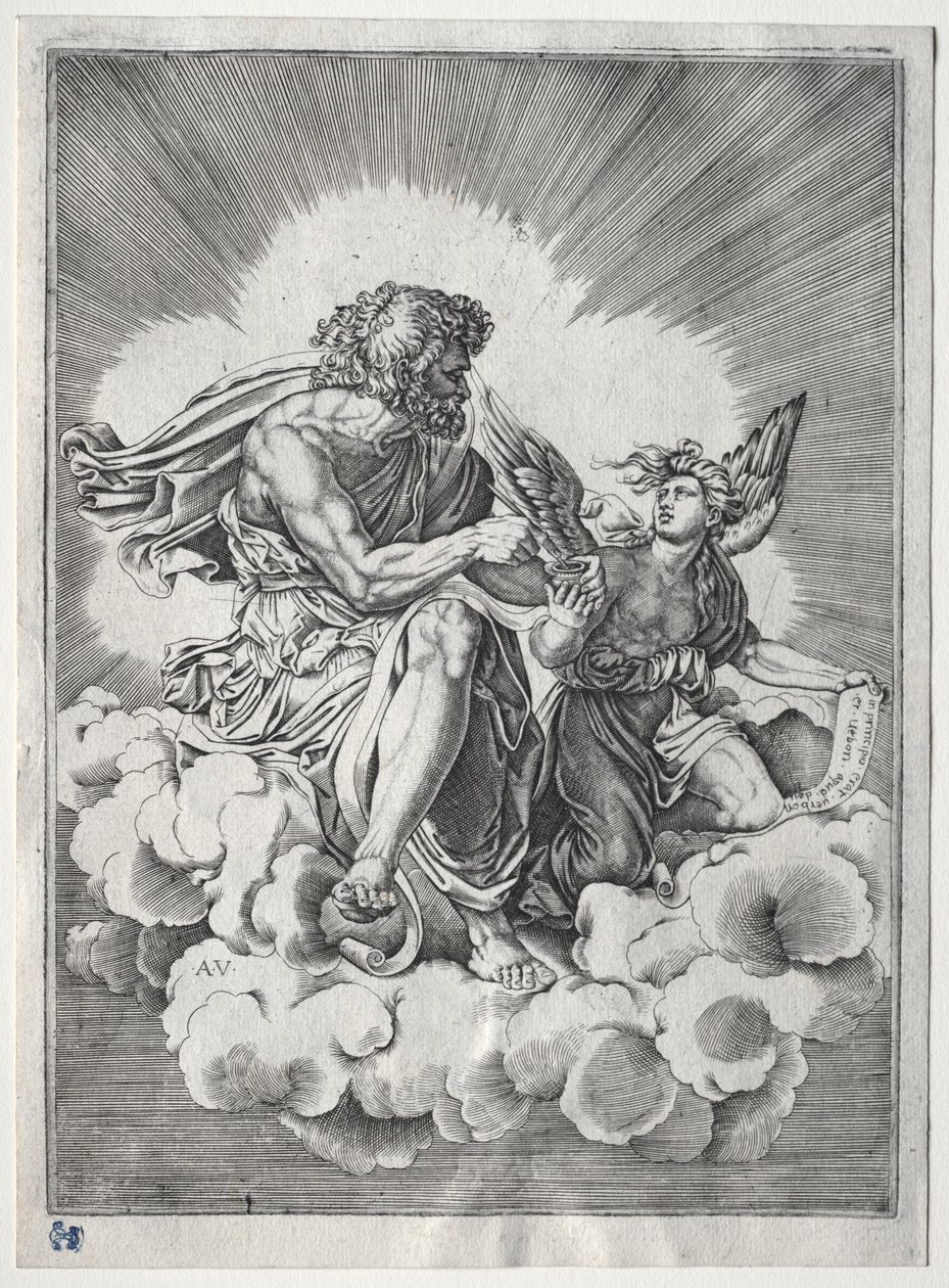 De fyra evangelisterna: St. Matteus av Unknown artist
