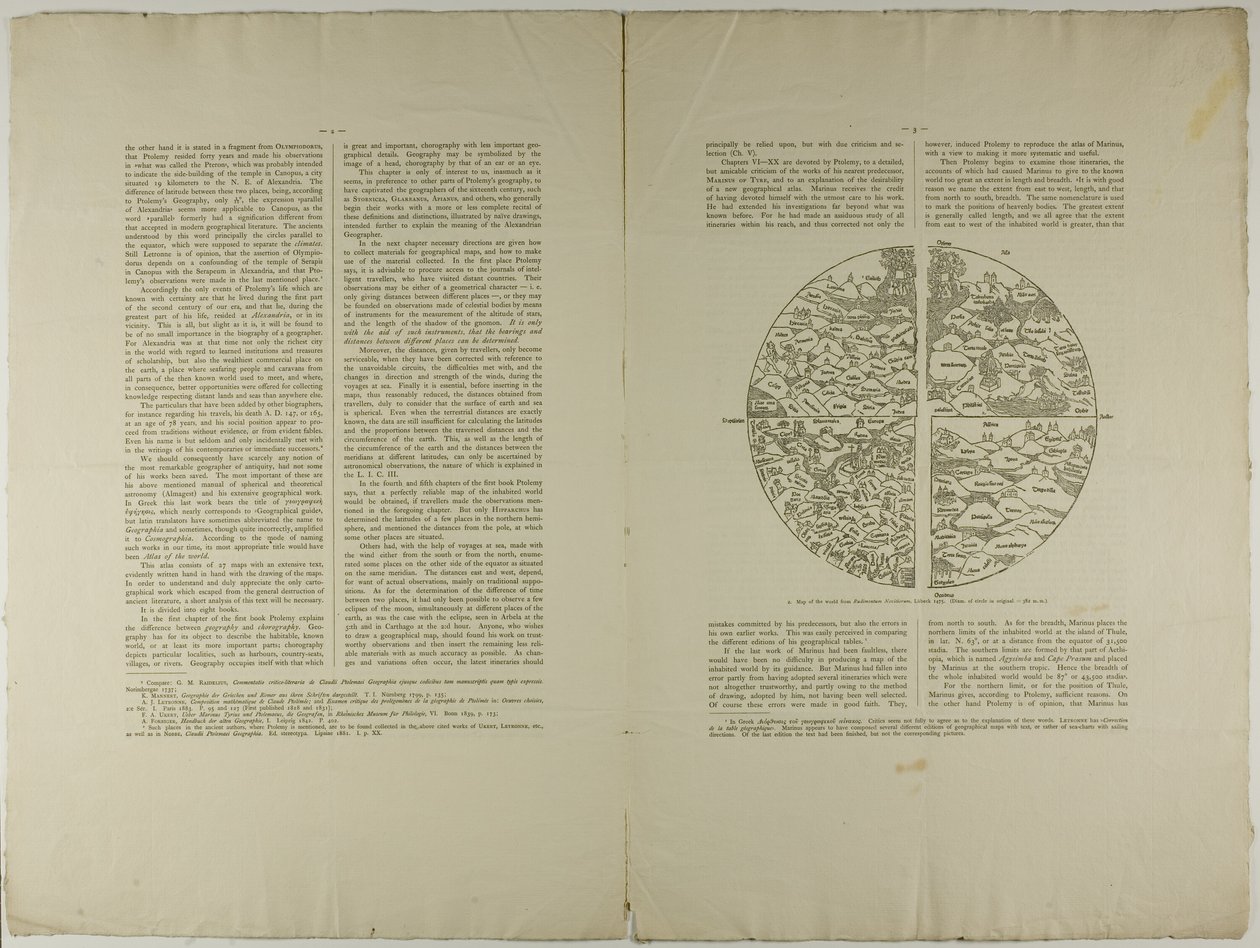 Ptolemaios geografiska atlas av Unknown artist