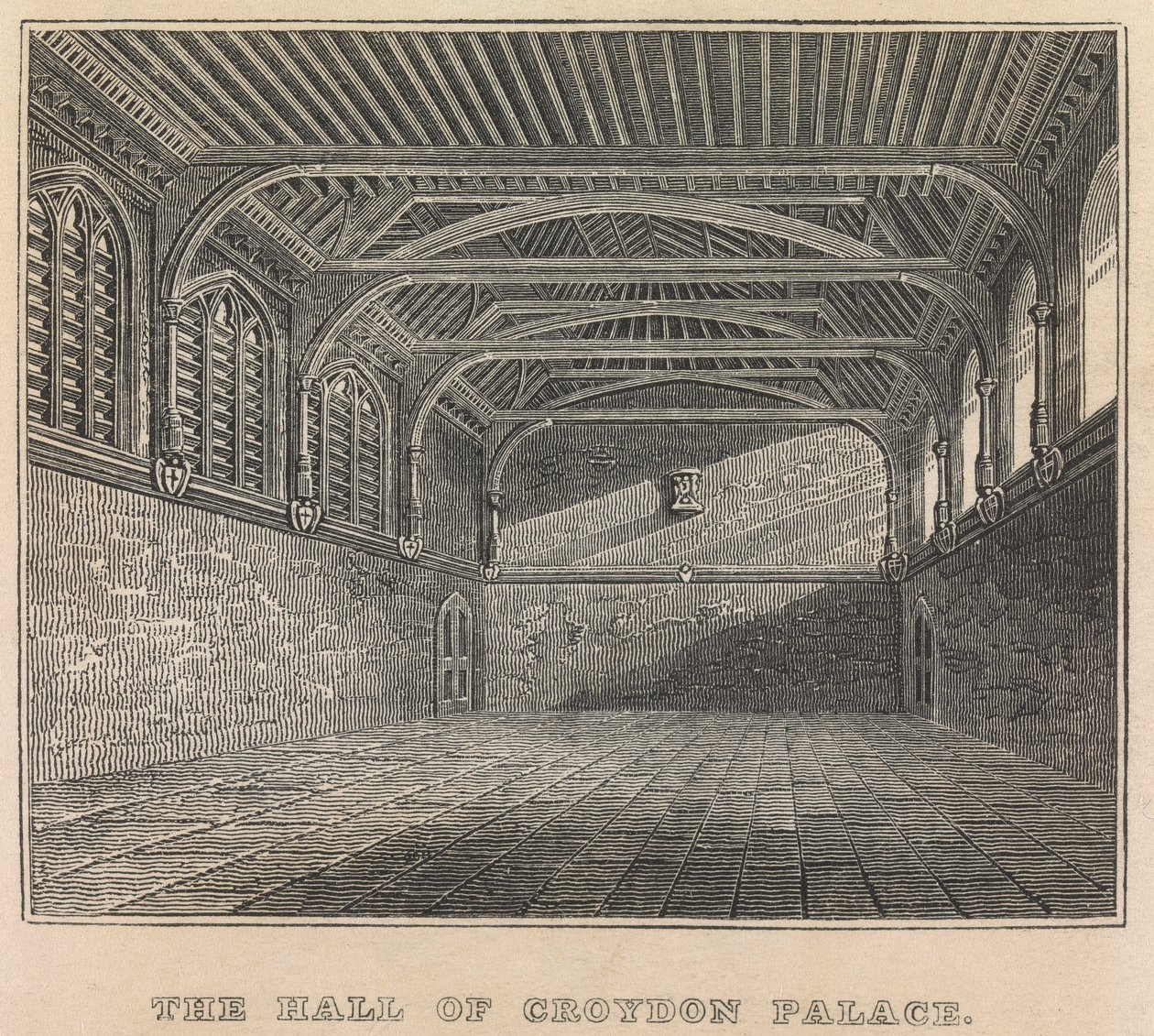 Hallen av Croydon Palace; sida 82 (volym ett) av Unknown artist