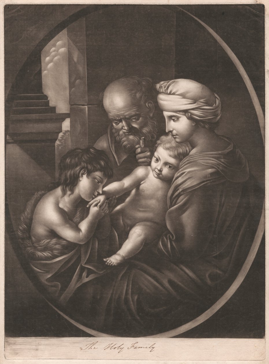 Den heliga familjen av Unknown artist