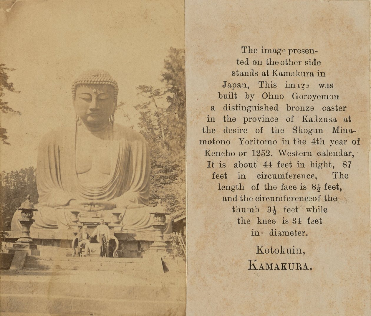 [Buddha från Kamakura] av Unknown artist