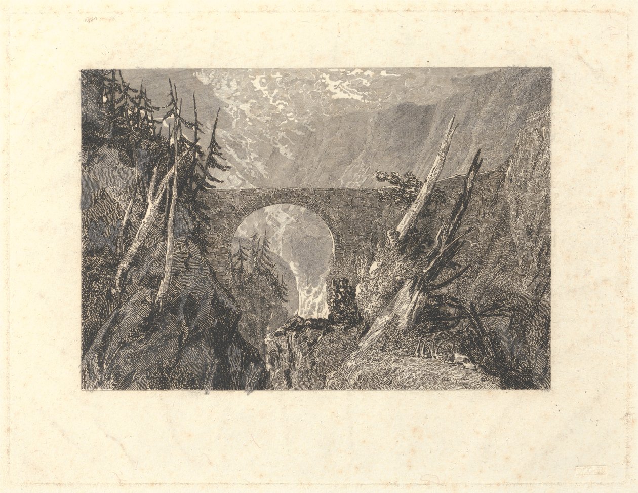 Lilla djävulens bro av Unknown artist