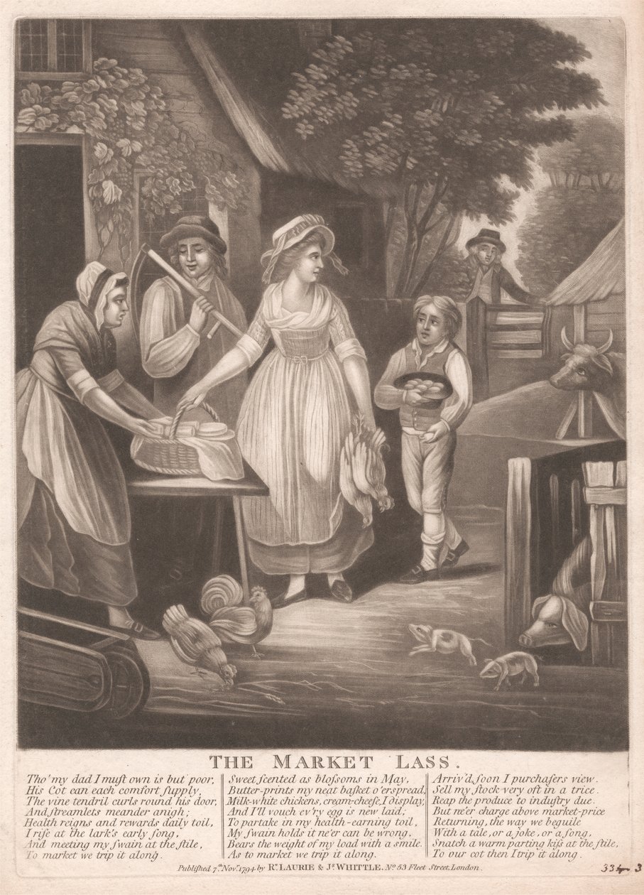The Market Lass av Unknown artist