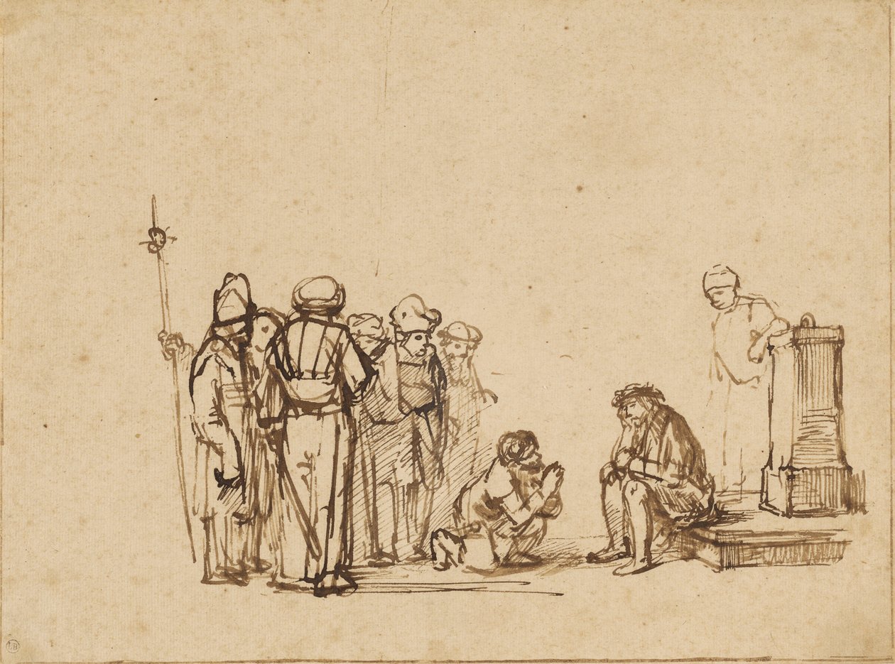 Hånet av Kristus av Unknown artist
