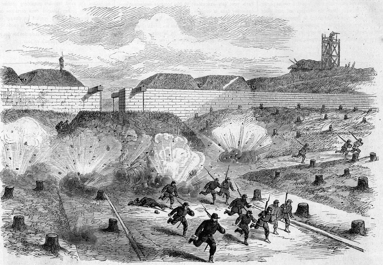 Pariskommunen 1871. Bombardement av Porte d