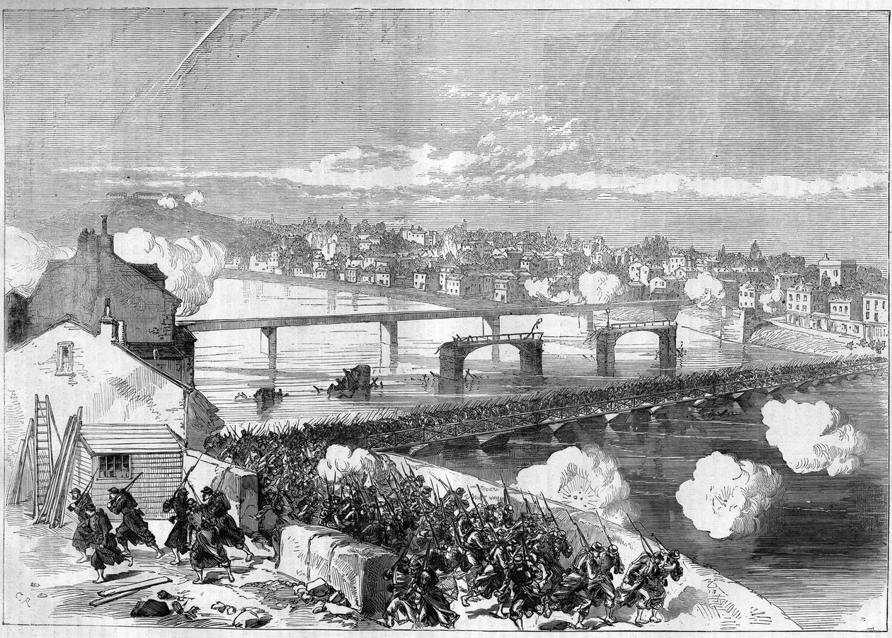 Pariskommunen 1871. Den 17 april av Unknown artist