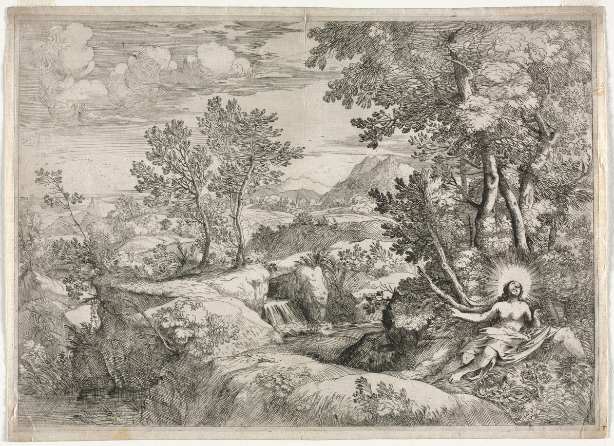 Den ångerfulla Magdalen av Unknown artist