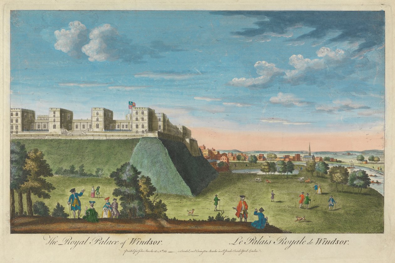 Det kungliga palatset i Windsor av Unknown artist