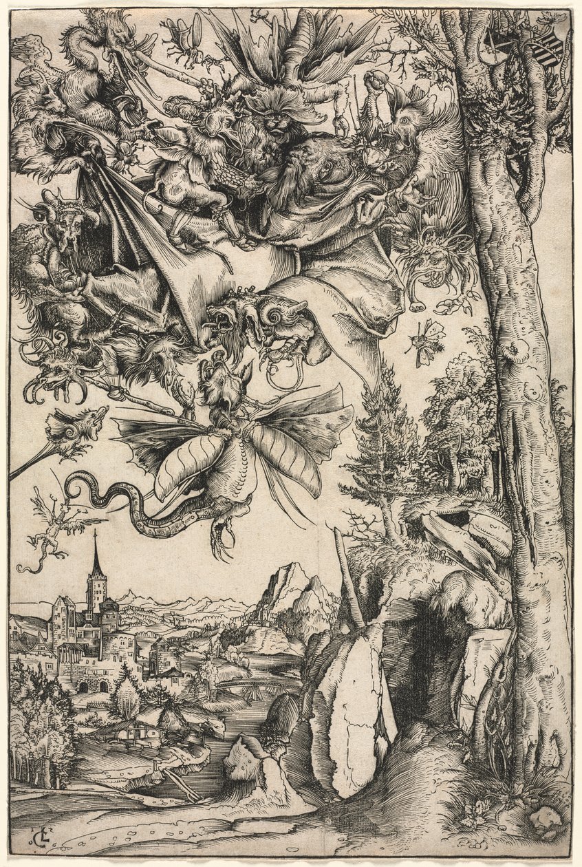 Frestelsen av Sankt Antonius av Unknown artist