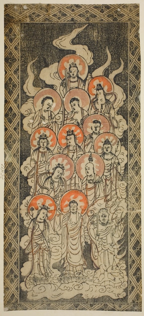 De tretton buddhorna av Unknown artist
