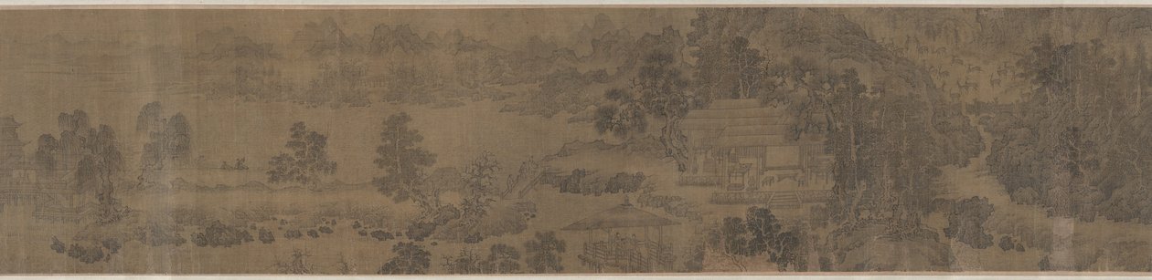 The Wangchuan Villa 網川圖 av Unknown artist