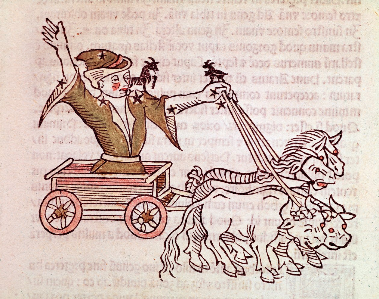 Stjärnbilden av fästingen Detalj kommer från "" Poeticon astronomicon"" tillskriven den romerske historikern Hygin av Unknown artist