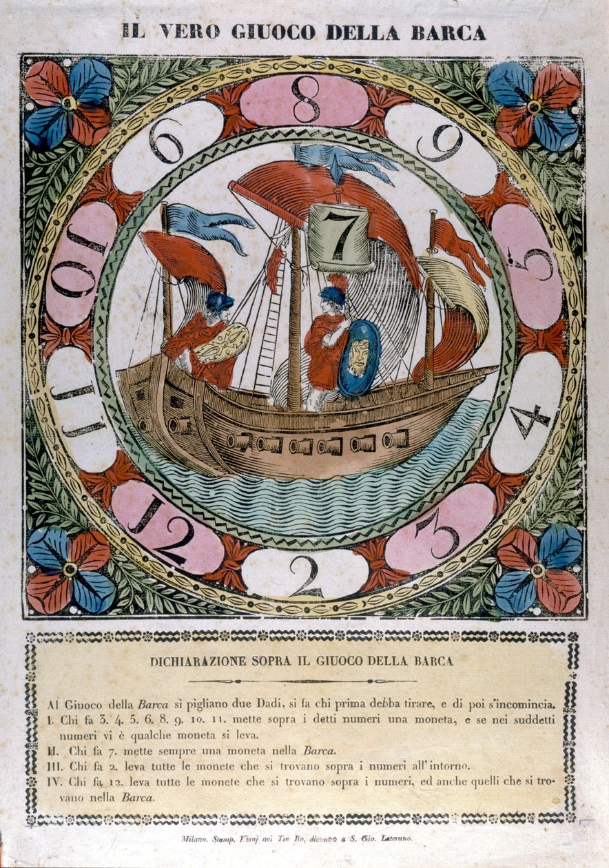 Båtens spel. 1700-talet av Unknown artist