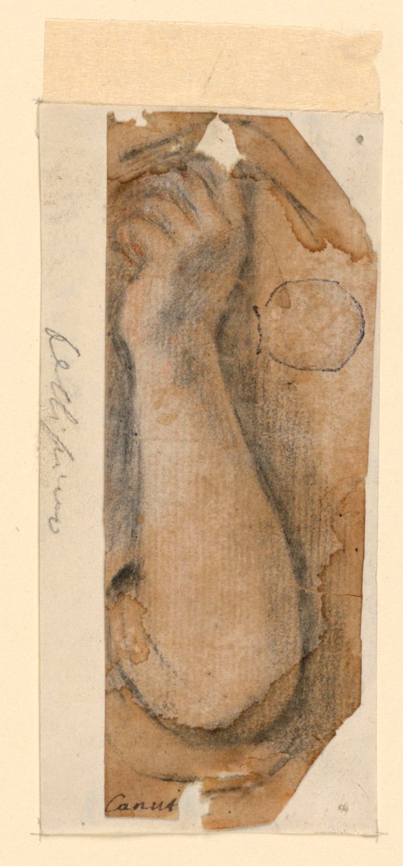 En kvinnas upphöjda underarm av Unknown artist