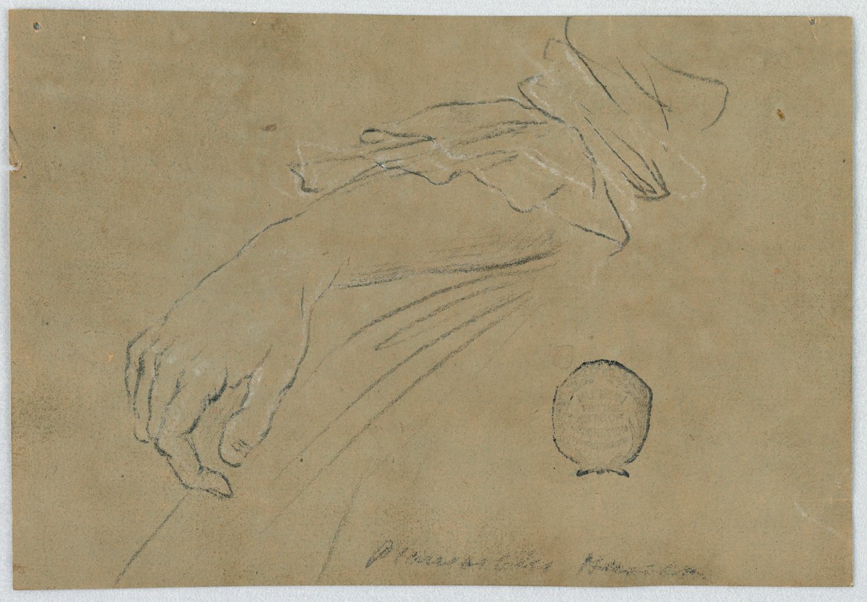 Höger underarm av samma kvinna av Unknown artist
