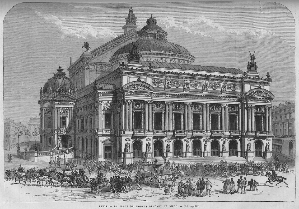 Preussarnas belägring av Paris. 1871. Place de l
