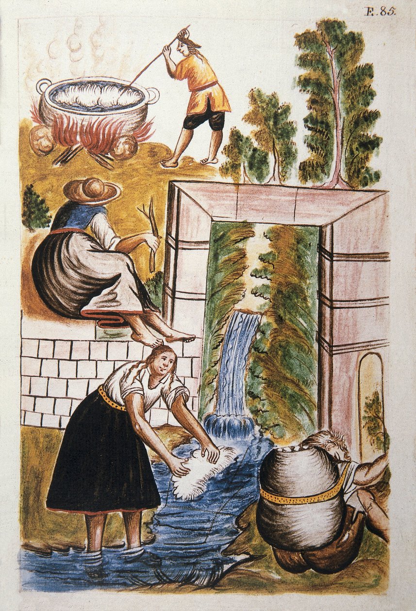 Boken "Trujillo del Peru" eller "Codex Martinez Companion", av Balthazar Martinez Companion och Bujanda, biskop av Trujillo (1782-1785) av Unknown artist