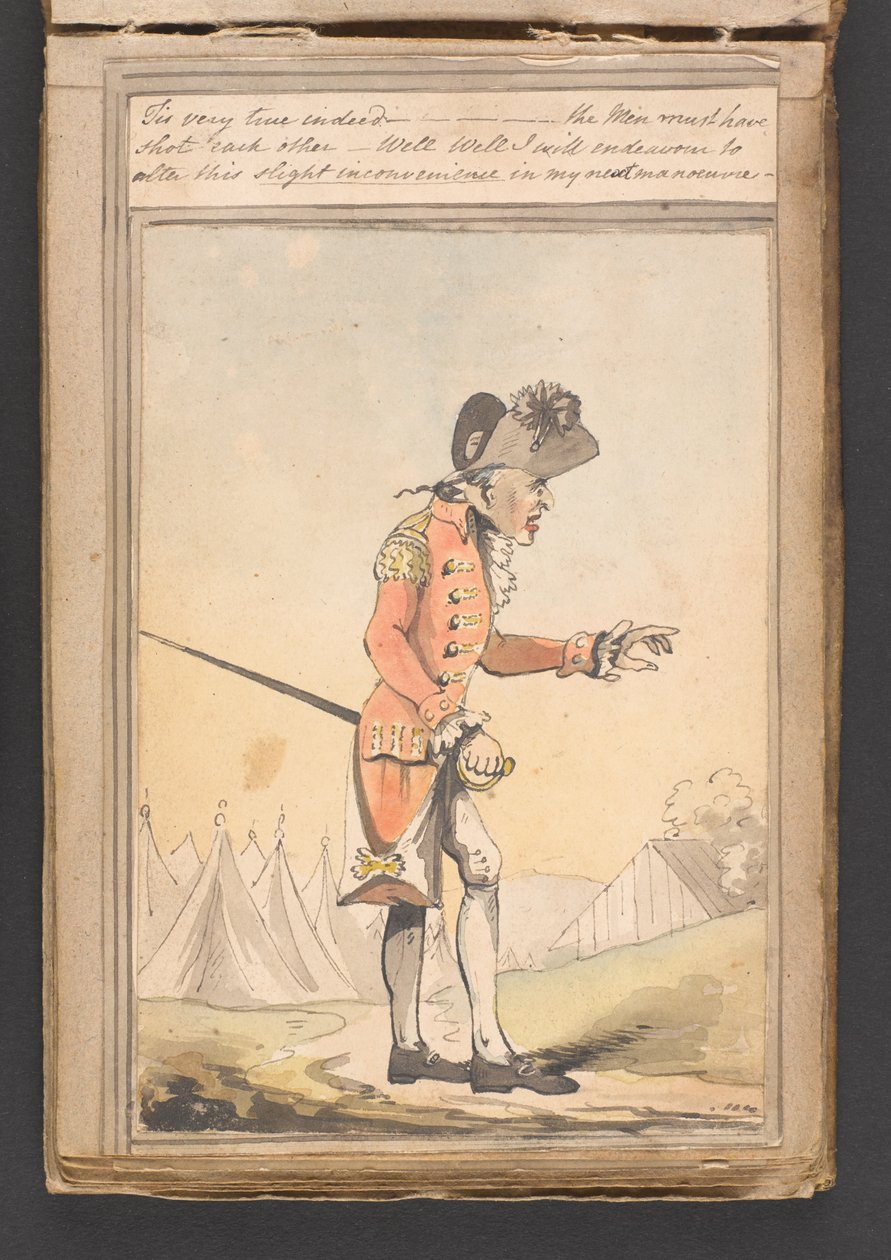 "Det är verkligen sant - männen måste ha skjutit varandra - Jaja, jag kommer att försöka ändra detta lilla besvär i min nästa manöver" av Unknown artist
