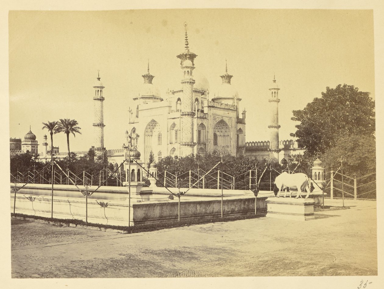 [Zinat Algiyas grav i Hussainabad Imambara-komplexet, Lucknow] av Unknown artist