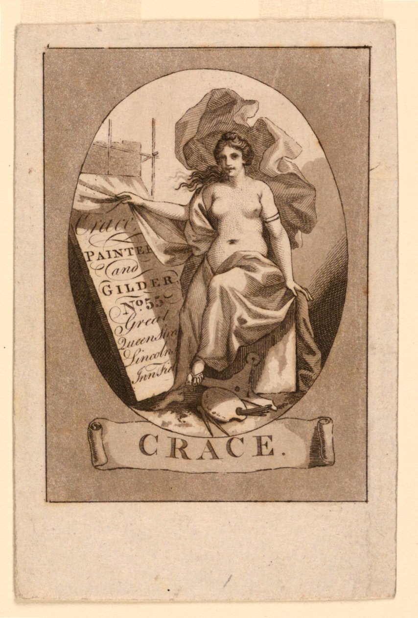 Tradecard, Crace och Son av Unknown artist