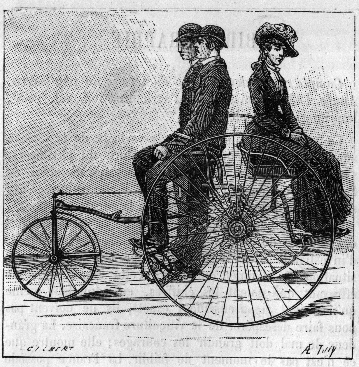 Trehjulingar på Stanley Club-utställningen i London, England av Unknown artist