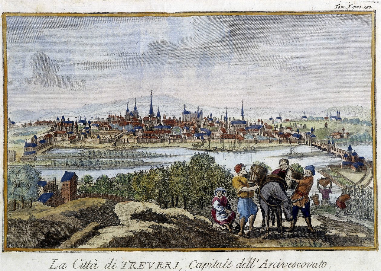 Trier omkring 1790 av Unknown artist