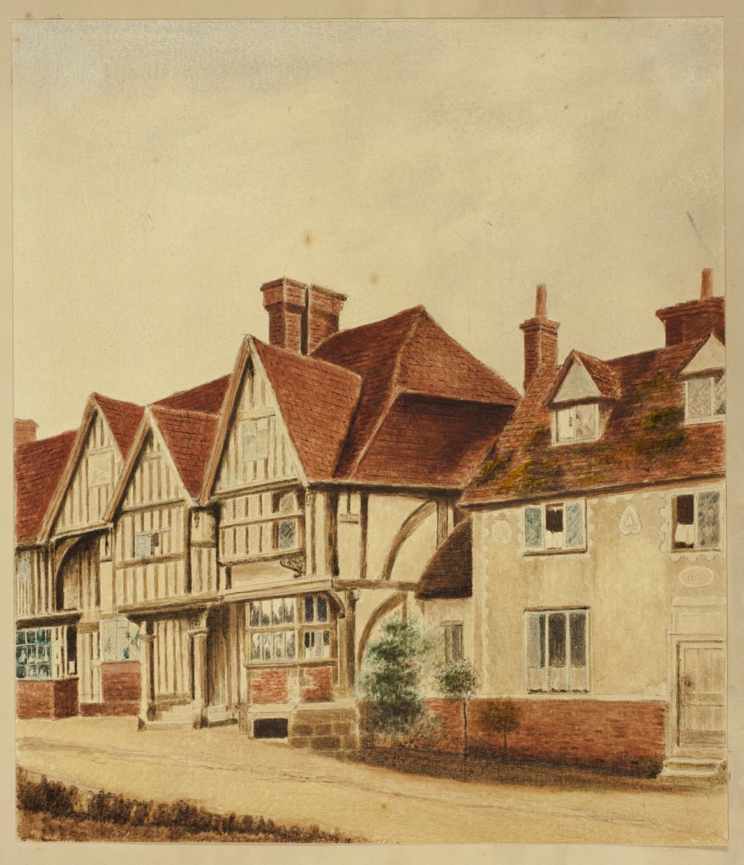 Tudor House Fronts av Unknown artist