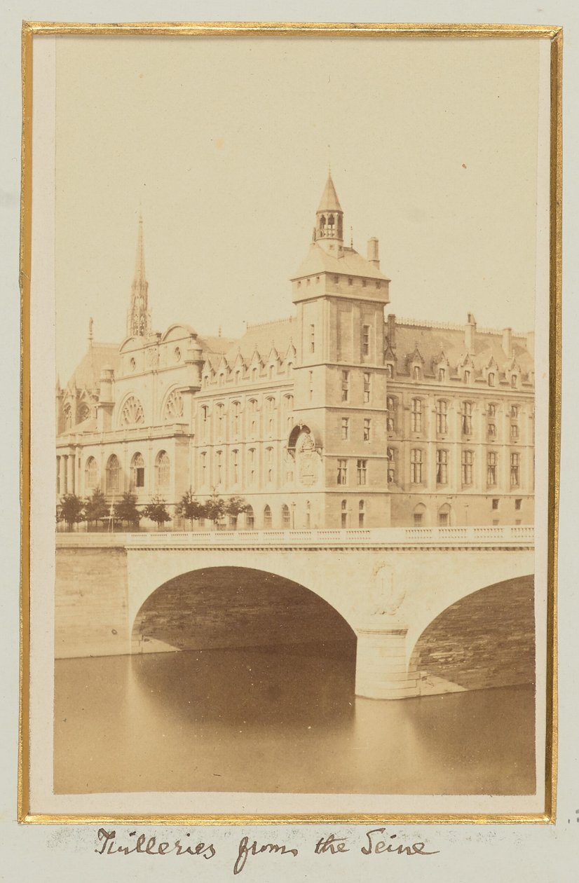 Tuilleries från Seine av Unknown artist