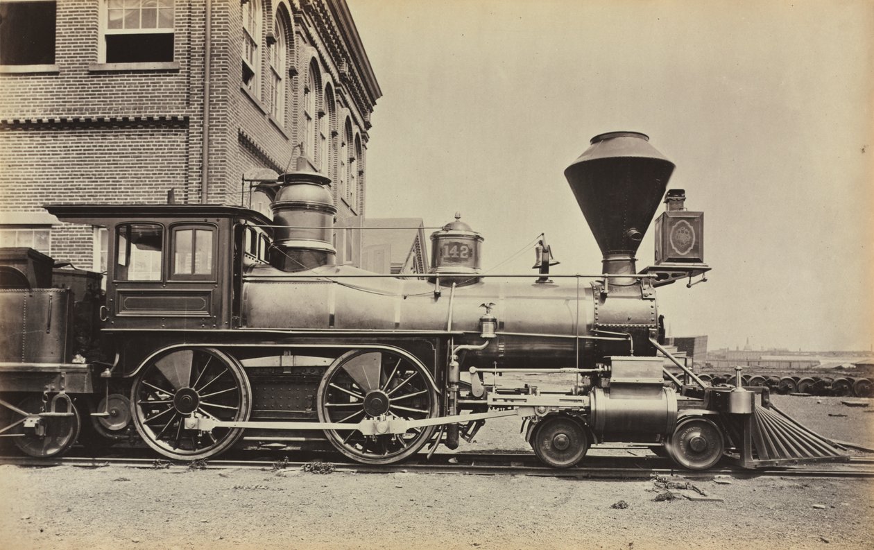 Namnlös (Pennsylvania Railroad Engine) av Unknown artist