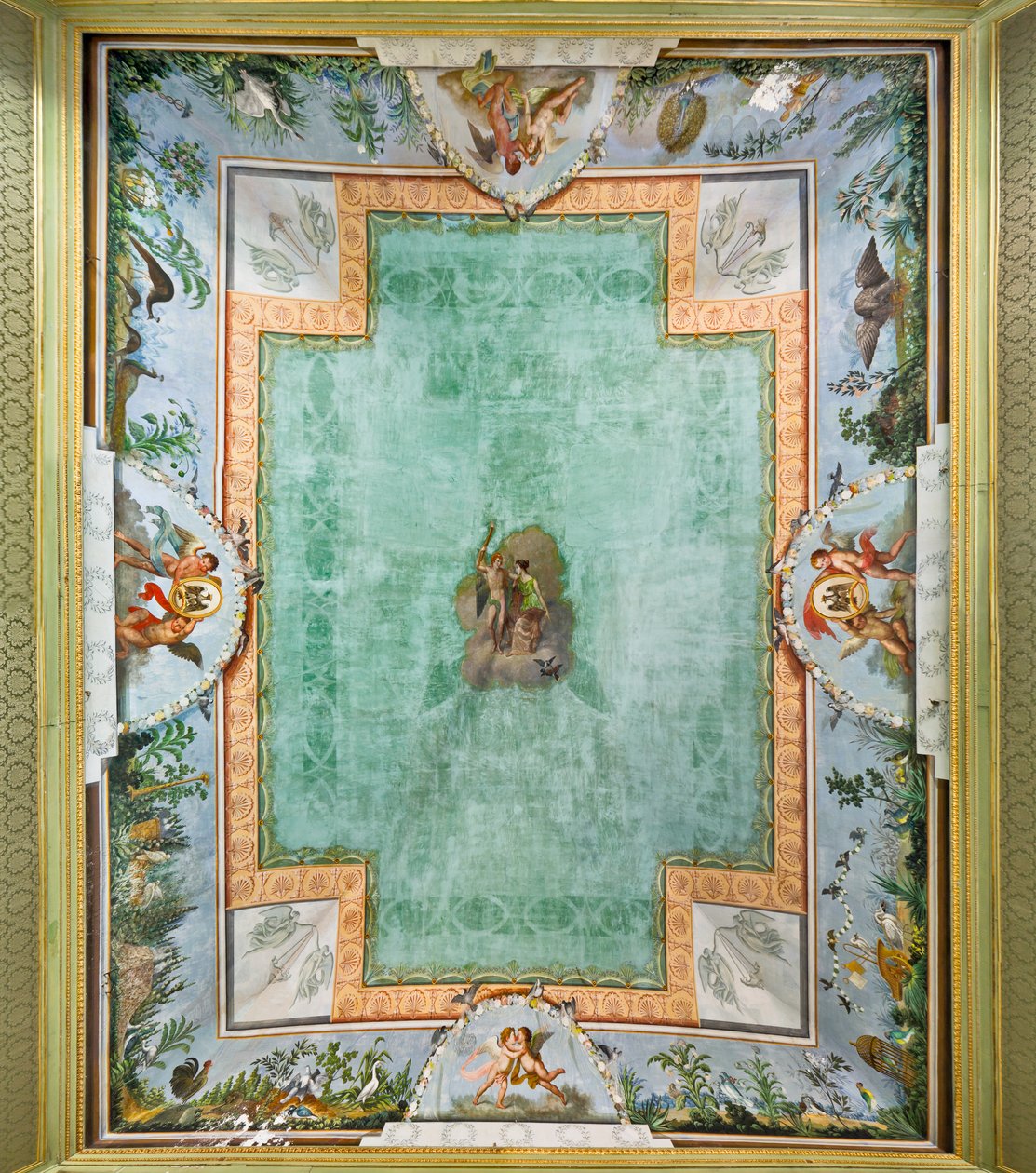 Vault of the Birds Room (fresk) av Unknown artist