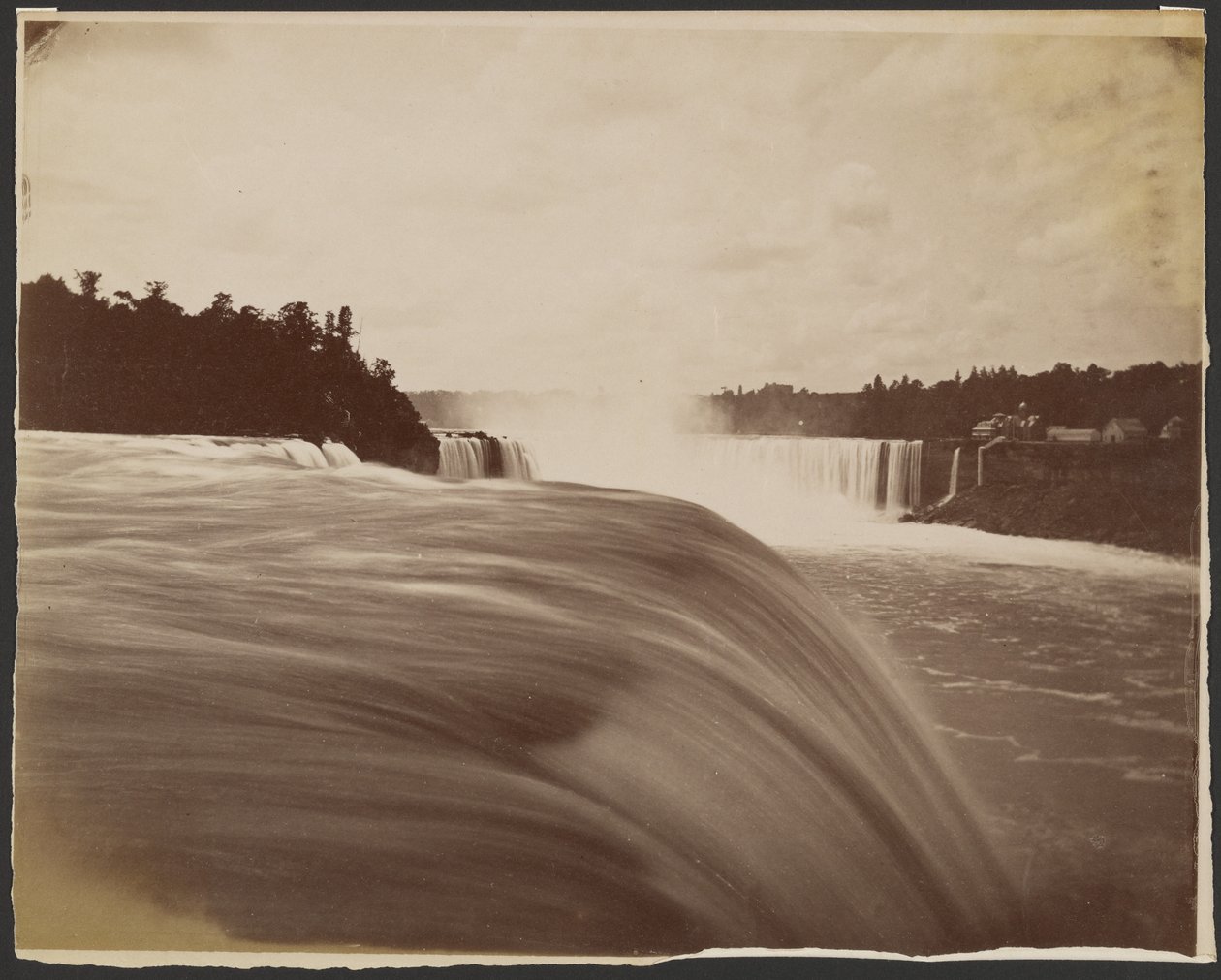 [Vy över Niagarafallen] av Unknown artist
