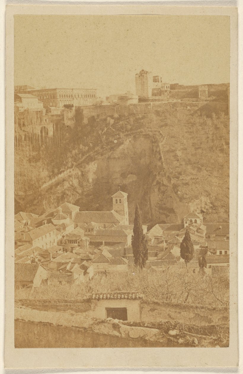[Vy över Alhambra, Spanien] av Unknown artist